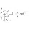 KS Tools 5162115 Otevřené klíče 15 mm