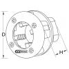 KS Tools 9033304 nástavec závitníku nástrojová ocel 80 mm
