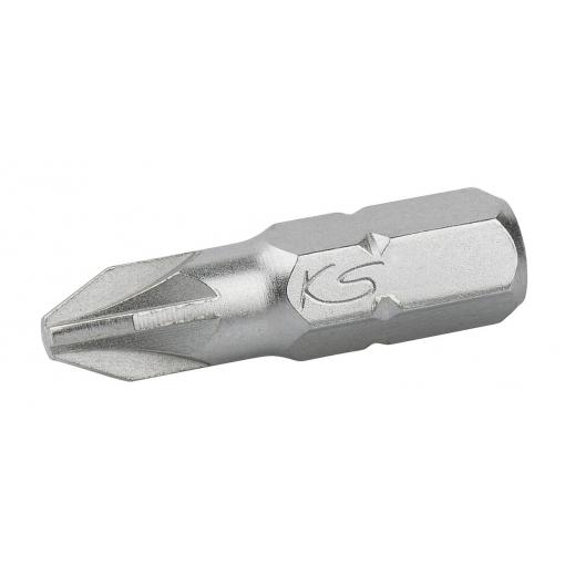 KS Tools 911.2219 9112219 křížový bit PZ 1 speciální ocel niklováno C 6.3 1 ks