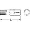 KS Tools 911.2341 Bit XZN M4 speciální ocel C 6.3 1 ks