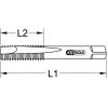 KS Tools 3312160 331.2160 ruční závitník metrický M16 x 2.0 pravotočivý ocel 1 ks