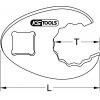 KS Tools 9133919 Otevřené klíče 19 mm