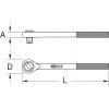 KS Tools 9621490 962.1490 ráčna 1/4 150 mm