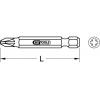 KS Tools 911.3643 9113643 křížový bit Pohon (šroubovák): 1/4 (6,3 mm) Typ zakončení: křížový PZ PZ 2