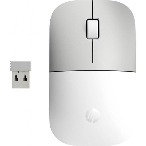 HP Z3700 optická myš, přenos bezdrátový, 2 tlačítko, 1200 dpi, bílá