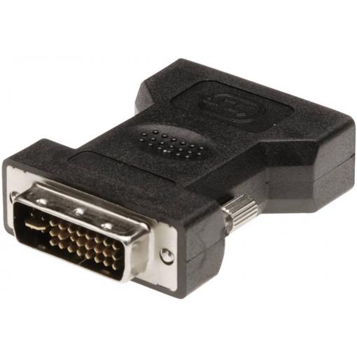 Digitus AK-320504-000-S DVI / VGA adaptér [1x DVI zástrčka 24+5pólová - 1x VGA zásuvka] černá