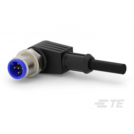 TE Connectivity upravený zástrčkový konektor pro senzory - aktory, 2273100-4, 1 ks