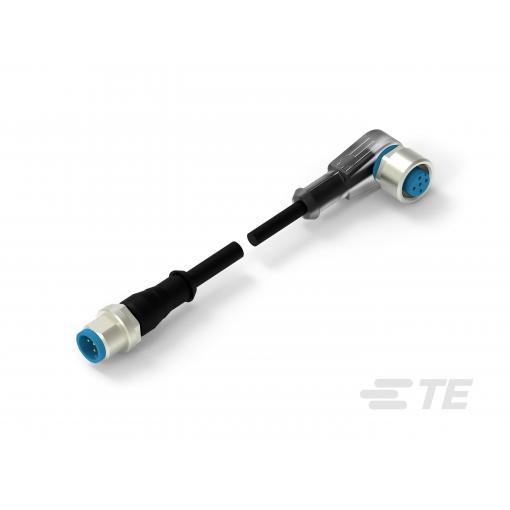TE Connectivity upravený zástrčkový konektor pro senzory - aktory, 2-2273126-1, 1 ks