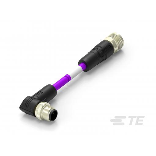 TE Connectivity upravený zástrčkový konektor pro senzory - aktory, TAB62A35501-002, 1 ks