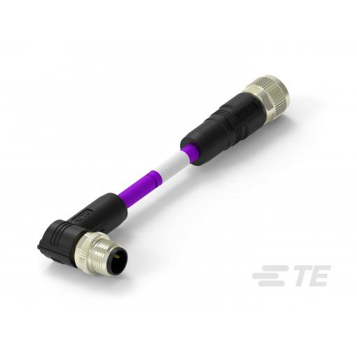 TE Connectivity upravený zástrčkový konektor pro senzory - aktory, TAB62A46501-001, 1 ks