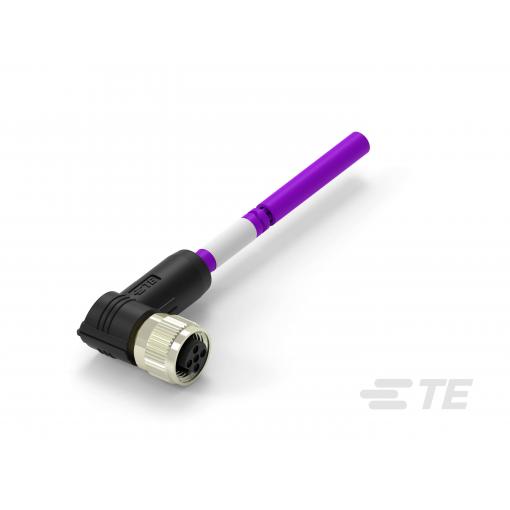 TE Connectivity upravený zástrčkový konektor pro senzory - aktory, TAB62435501-002, 5 ks