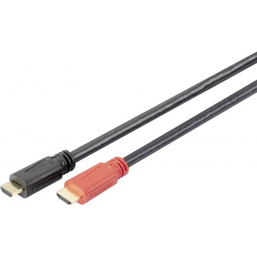 Digitus HDMI kabel Zástrčka HDMI-A, Zástrčka HDMI-A 15.00 m černá AK-330118-150-S Audio Return Channel, pozlacené kontakty, Ultra HD (4K) HDMI HDMI kabel