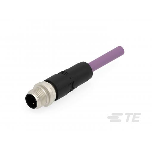 TE Connectivity upravený zástrčkový konektor pro senzory - aktory, TAB62135501-002, 5 ks