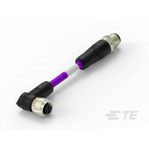 TE Connectivity upravený zástrčkový konektor pro senzory - aktory, TAB62635501-001, 1 ks