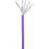 Renkforce RF-4724922 RJ45 síťové kabely, propojovací kabely CAT 6 S/FTP 3.00 m fialová s ochranou, pozlacené kontakty, samozhášecí 1 ks