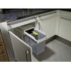 Hailo Multi-Box Duo L 3659-001 systém třídění odpadu 28 l ocelový plech (š x v x h) 262 x 505 x 448 mm šedá, bílá 1 ks