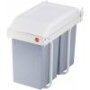 Hailo Multi-Box Duo L 3659-001 systém třídění odpadu 28 l ocelový plech (š x v x h) 262 x 505 x 448 mm šedá, bílá 1 ks