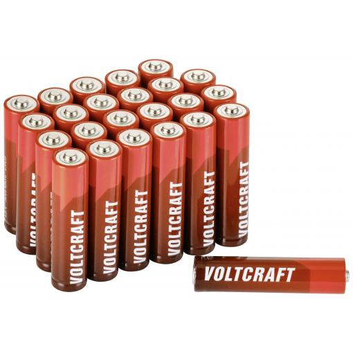 VOLTCRAFT Industrial LR03 mikrotužková baterie AAA alkalicko-manganová 1350 mAh 1.5 V 24 ks