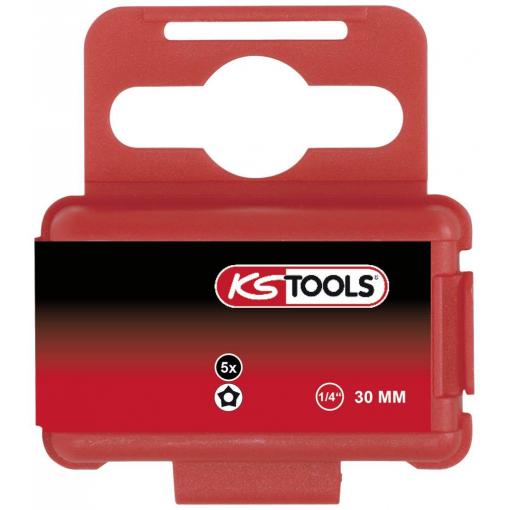 KS Tools 911.3117 911.3117 Bit TX Pohon (šroubovák): 1/4 (6,3 mm) Typ zakončení: TX TB 40 30 mm