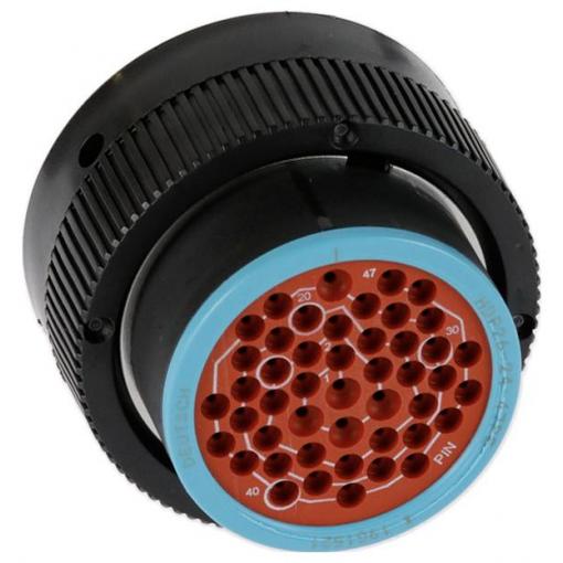 TE Connectivity zástrčkový konektor na kabel HDP26-24-47PE, 1 ks Tray