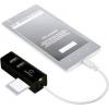Renkforce RF-4995192 USB Hub 3 porty USB-A, SD, microSD, M2, Memory Stick USB 2.0 480 MBit/s se zabudovanou čtečkou SD karet, s funkcí OTG černá RF-4995192