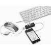 Renkforce RF-4995192 USB Hub 3 porty USB-A, SD, microSD, M2, Memory Stick USB 2.0 480 MBit/s se zabudovanou čtečkou SD karet, s funkcí OTG černá RF-4995192