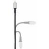 Renkforce USB-C®, Apple Lightning; kabel 2.00 m Plášť kabelu z recyklovaného materiálu, extrémně odolné pletené stínění, flexibilní provedení, extrémně tenký