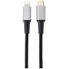 Renkforce USB-C®, Apple Lightning; kabel 2.00 m Plášť kabelu z recyklovaného materiálu, extrémně odolné pletené stínění, flexibilní provedení, extrémně tenký