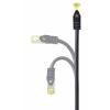 Renkforce RF-4995168 RJ45 síťové kabely, propojovací kabely CAT 6a (surový kabel CAT 7) S/FTP 20.00 m černá krytí TPE, flexibilní provedení, samozhášecí 1 ks