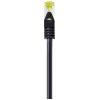 Renkforce RF-4995168 RJ45 síťové kabely, propojovací kabely CAT 6a (surový kabel CAT 7) S/FTP 20.00 m černá krytí TPE, flexibilní provedení, samozhášecí 1 ks