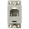 TRU COMPONENTS D-SUB adaptér D-SUB zástrčka 9pólová - RJ12 zásuvka 1 ks
