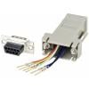TRU COMPONENTS D-SUB adaptér D-SUB zástrčka 9pólová - RJ12 zásuvka 1 ks