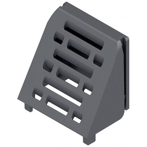 Weidmüller CH20M AD SHL 5.00/04 GGY 2019 víko uzavřená, s větracími otvory, pro montáž na DIN lištu plast šedá (š x v) 22.5 mm x 23.7 mm 50 ks