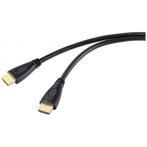 SpeaKa Professional HDMI kabel Zástrčka HDMI-A, Zástrčka HDMI-A 1.50 m černá SP-10133284 4K UHD, Audio Return Channel HDMI kabel