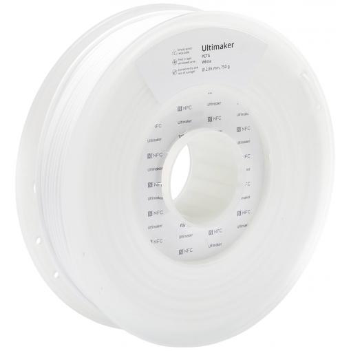 UltiMaker 227293 vlákno pro 3D tiskárny PETG plast chemicky odolné, Žáruvzdorné 2.85 mm 750 g bílá 1 ks
