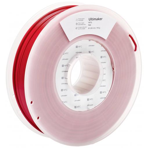 UltiMaker 227336 vlákno pro 3D tiskárny PETG plast chemicky odolné, Žáruvzdorné 2.85 mm 750 g červená 1 ks