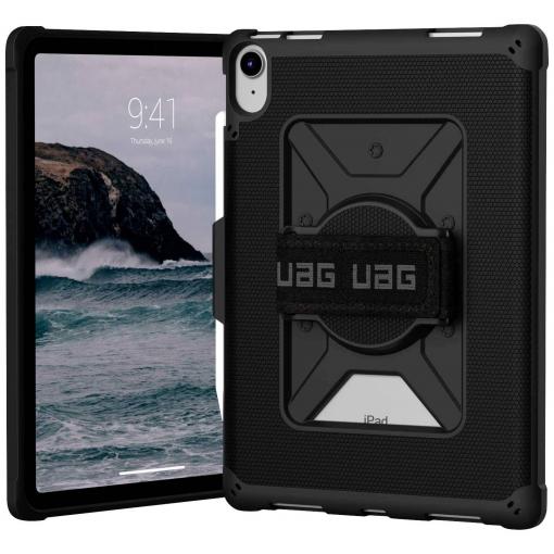 Urban Armor Gear Metropolis Handstrap obal na tablet Apple iPad 10.9 (Gen.10, 2022), iPad 10.9 (A16, 2025) 27,7 cm (10,9) Backcover černá