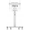 Neomounts FL50S-825WH1 TV kolečkový vozík 94,0 cm (37) - 190,5 cm (75) podlahový stojan, naklápěcí, nastavitelná výška