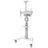 Neomounts FL50S-825WH1 TV kolečkový vozík 94,0 cm (37) - 190,5 cm (75) podlahový stojan, naklápěcí, nastavitelná výška