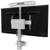 Neomounts FL50S-825WH1 TV kolečkový vozík 94,0 cm (37) - 190,5 cm (75) podlahový stojan, naklápěcí, nastavitelná výška