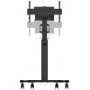 Neomounts FL50S-825BL1 TV kolečkový vozík 94,0 cm (37) - 190,5 cm (75) podlahový stojan, naklápěcí, nastavitelná výška