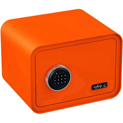 Basi 2018-0000-1900 mySafe 350 trezor, bezpečnostní trezor na heslo, na klíč oranžová