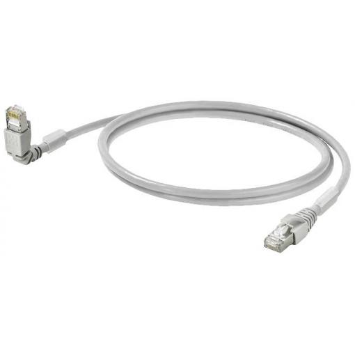 Weidmüller 1248280050 RJ45 síťové kabely, propojovací kabely CAT 6A S/FTP 5.00 m šedá 1 ks