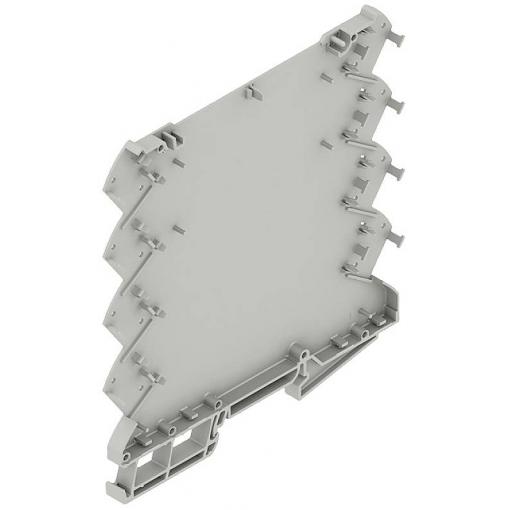 Weidmüller CH20M6 BP 4P-4P AGY LF 1 1293807 základní prvek pouzdra na DIN lištu uzavřená, pro montáž na DIN lištu 6.1 x 110.7 plast šedá 50 ks
