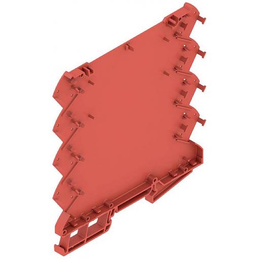 Weidmüller CH20M6 BP 4P-4P RD LF 1 1261495 základní prvek pouzdra na DIN lištu uzavřená, pro montáž na DIN lištu 6.1 x 110.7 plast červená 50 ks