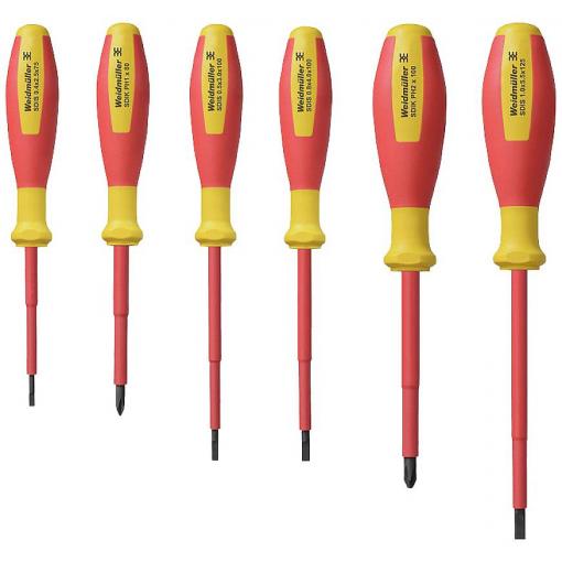Weidmüller SDI SET S2.5-5.5/PH1/2 sada šroubováků, plochý, křížový PH, 2749750000