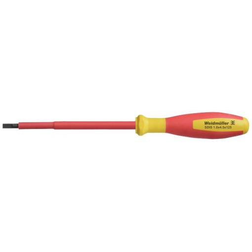 Weidmüller SDIS 1.0X4.5X125 šroubovák pro šrouby Microstix Šířka čepele: 4.5 mm Délka dříku: 125 mm