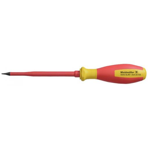 Weidmüller SDIS SLIM 1.0X5.5X125 šroubovák pro šrouby Microstix Šířka čepele: 5.5 mm Délka dříku: 125 mm