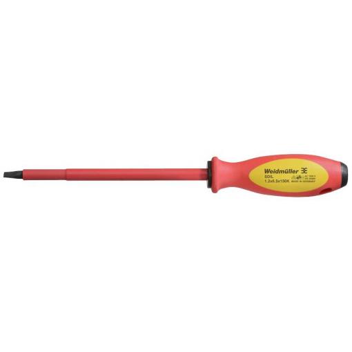 Weidmüller SDIL 1,2X6,5X150K šroubovák pro šrouby Microstix Šířka čepele: 6.5 mm Délka dříku: 150 mm