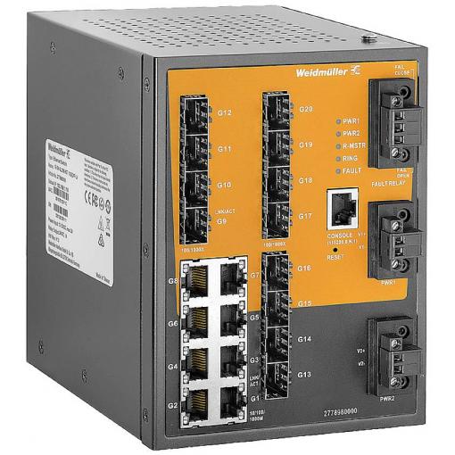 Weidmüller 2778980000 IE-SW-SL20M-8GT-12GESFP-LV průmyslový ethernetový switch 10 / 100 / 1000 MBit/s